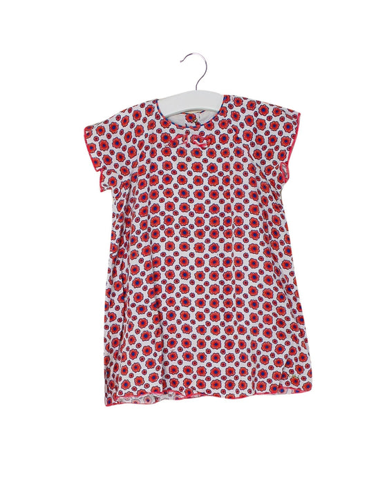 A Red Short Sleeve Dresses from Little Marc Jacobs in size 6-12M for girl. (Back View)