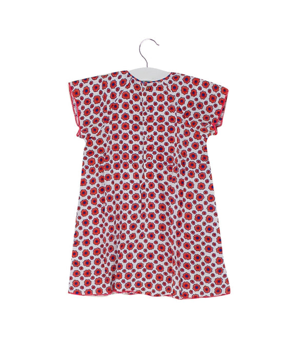 A Red Short Sleeve Dresses from Little Marc Jacobs in size 6-12M for girl. (Back View)