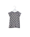 A Grey Short Sleeve Dresses from Vertbaudet in size 12-18M for girl. (Front View)