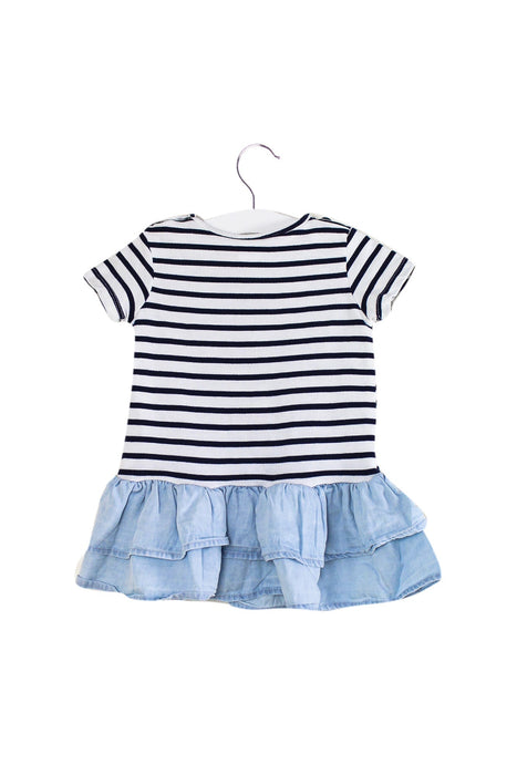 A Multicolour Short Sleeve Dresses from Seed in size 6-12M for girl. (Back View)