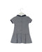 A Navy Short Sleeve Dresses from Petit Bateau in size 6-12M for girl. (Back View)