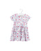 A White Short Sleeve Dresses from Petit Bateau in size 6-12M for girl. (Back View)