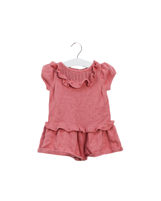 A Pink Short Sleeve Dresses from Janie & Jack in size 6-12M for girl. (Back View)