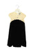 A Black Short Sleeve Dresses from Armani in size 6T for girl. (Front View)