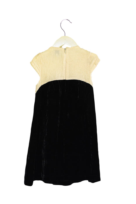 A Black Short Sleeve Dresses from Armani in size 6T for girl. (Back View)