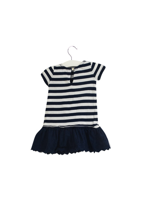 A Navy Dress Sets from Ralph Lauren in size 3-6M for girl. (Back View)