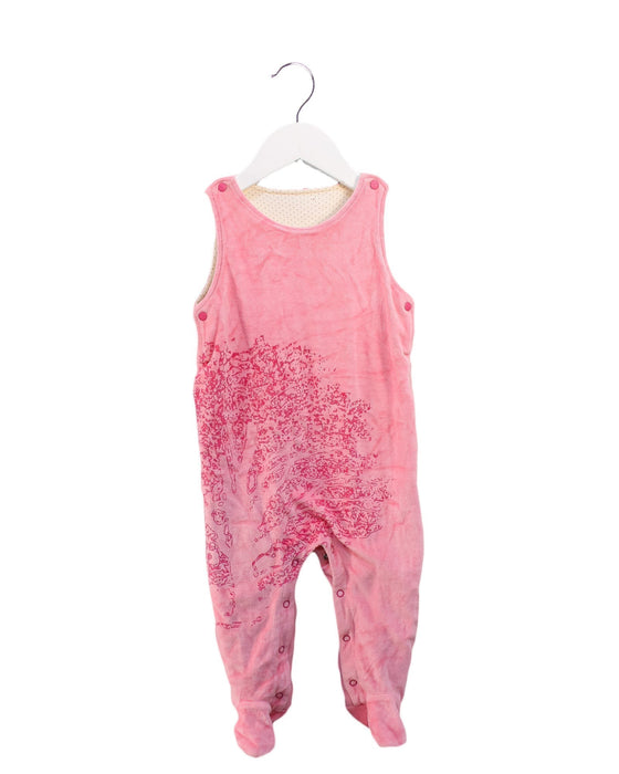 A Pink Sleeveless Jumpsuits from Kaloo in size 12-18M for girl. (Back View)