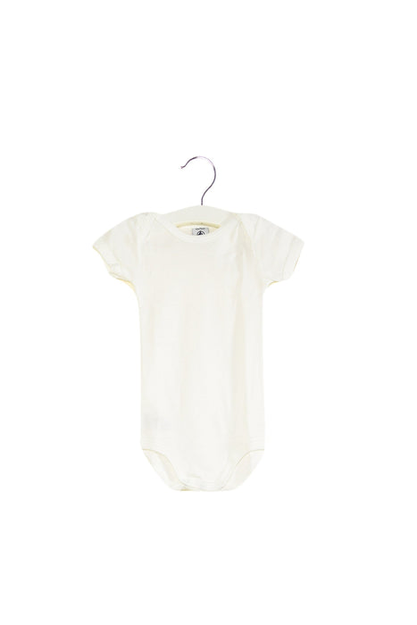 A White Short Sleeve Bodysuits from Petit Bateau in size 6-12M for neutral. (Back View)