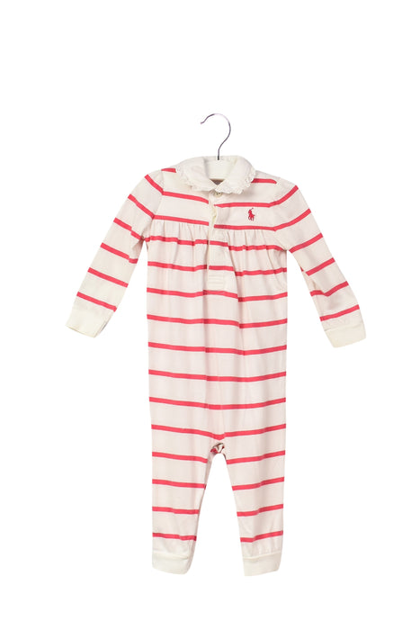 A White Long Sleeve Jumpsuits from Ralph Lauren in size 6-12M for girl. (Back View)
