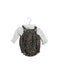 A Multicolour Overall Shorts from Nanos in size 0-3M for girl. (Front View)