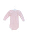 A White Long Sleeve Bodysuits from Petit Bateau in size 3-6M for girl. (Back View)