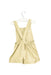 A Beige Overall Shorts from Aberdeen Petite in size 3-6M for neutral. (Back View)