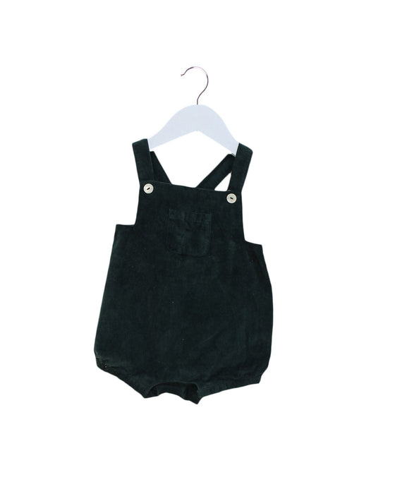 A Green Overall Shorts from Jacadi in size 6-12M for neutral. (Front View)