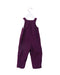 A Purple Sleeveless Jumpsuits from Jojo Maman Bébé in size 6-12M for girl. (Front View)