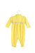 A Yellow Long Sleeve Jumpsuits from Ralph Lauren in size 3-6M for girl. (Front View)