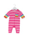 A Pink Long Sleeve Jumpsuits from Bonnie Baby in size 3-6M for girl. (Back View)