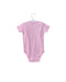 A Pink Short Sleeve Bodysuits from Hudson Baby in size 3-6M for girl. (Back View)