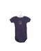 A Purple Short Sleeve Bodysuits from Petit Bateau in size 3-6M for girl. (Back View)