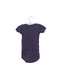A Purple Short Sleeve Bodysuits from Petit Bateau in size 3-6M for girl. (Front View)