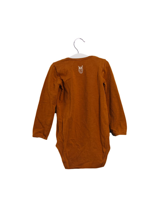 A Brown Long Sleeve Bodysuits from Soft Gallery in size 18-24M for neutral. (Back View)