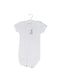 A White Short Sleeve Bodysuits from Petit Bateau in size 6-12M for boy. (Back View)