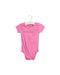 A Pink Short Sleeve Bodysuits from Calvin Klein in size 3-6M for girl. (Back View)