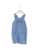 A Blue Overall Dresses from Seed in size 6-12M for girl. (Front View)