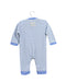 A Blue Long Sleeve Jumpsuits from Jojo Maman Bébé in size 0-3M for girl. (Front View)