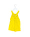 A Yellow Overall Shorts from Petit Bateau in size 6-12M for neutral. (Back View)