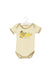 A Beige Short Sleeve Bodysuits from Organic Baby in size 3-6M for boy. (Front View)