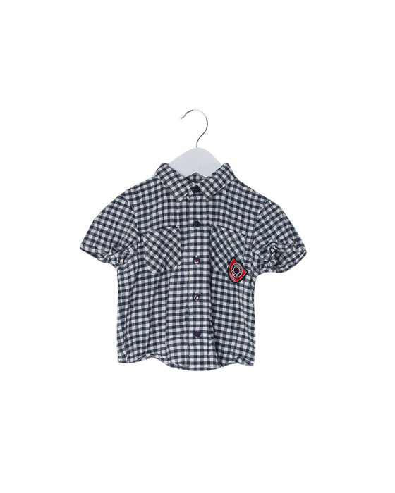 A Grey Shirts from Boboli in size 6-12M for boy. (Front View)