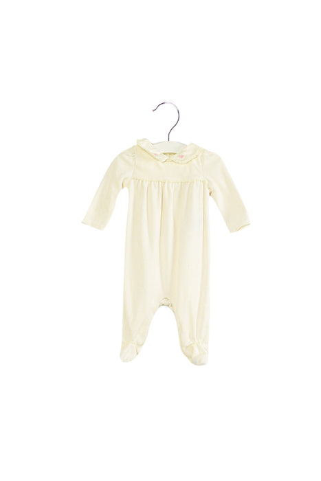A White Long Sleeve Jumpsuits from Ralph Lauren in size 0-3M for girl. (Back View)