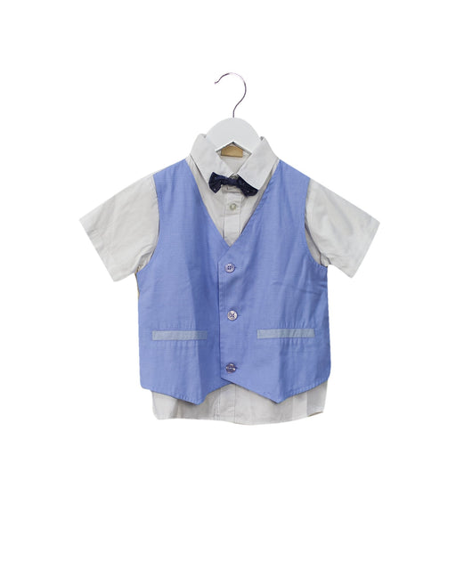 A Blue Shirts from Nicholas & Bears in size 4T for boy. (Front View)