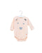 A Pink Long Sleeve Bodysuits from The Bonnie Mob in size 6-12M for girl. (Back View)