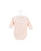 A Pink Long Sleeve Bodysuits from The Bonnie Mob in size 6-12M for girl. (Front View)