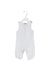 A White Sleeveless Jumpsuits from Jacadi in size 3-6M for neutral. (Front View)