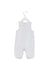 A White Sleeveless Jumpsuits from Jacadi in size 3-6M for neutral. (Back View)
