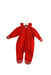 A Red Long Sleeve Jumpsuits from Polarn O. Pyret in size 0-3M for boy. (Back View)
