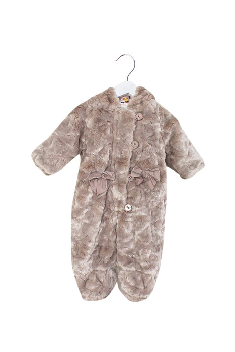 A Pink Long Sleeve Jumpsuits from Baker by Ted Baker in size 3-6M for girl. (Front View)
