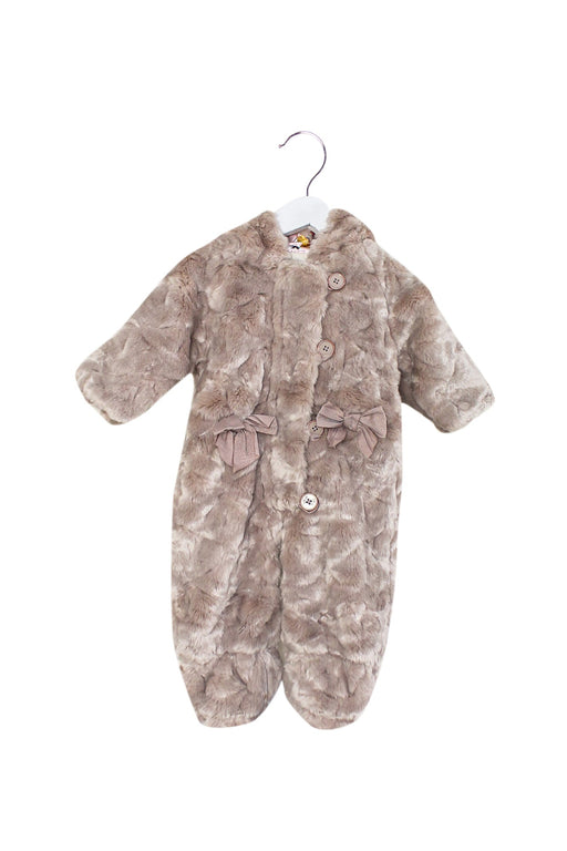 A Pink Long Sleeve Jumpsuits from Baker by Ted Baker in size 3-6M for girl. (Front View)