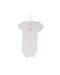 A Pink Short Sleeve Bodysuits from Petit Bateau in size 12-18M for girl. (Front View)