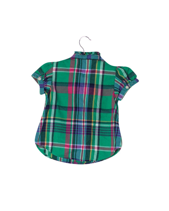A Green Shirts from Ralph Lauren in size 3-6M for girl. (Front View)