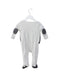 A Grey Long Sleeve Jumpsuits from Miniclasix in size 0-3M for boy. (Back View)