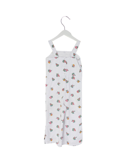 A White Sleeveless Jumpsuits from Janie & Jack in size 5T for girl. (Front View)