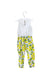 A White Sleeveless Jumpsuits from Gingersnaps in size 6-12M for girl. (Back View)