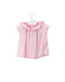 A Pink Short Sleeve Tops from Jacadi in size 3-6M for girl. (Back View)