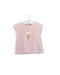 A Pink Short Sleeve T Shirts from Petit Bateau in size 3-6M for girl. (Back View)
