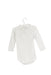 A White Long Sleeve Bodysuits from Petit Bateau in size 6-12M for neutral. (Front View)