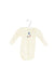 A White Long Sleeve Bodysuits from Petit Bateau in size 3-6M for girl. (Back View)