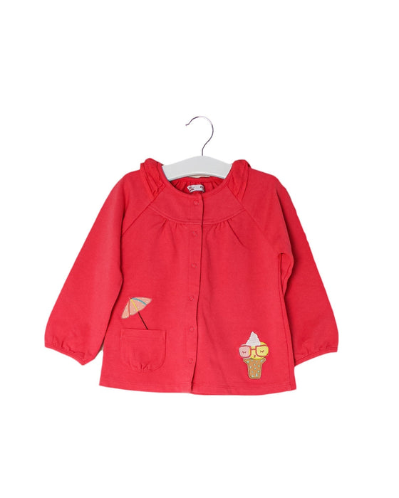 A Pink Cardigans from DPAM in size 18-24M for girl. (Back View)